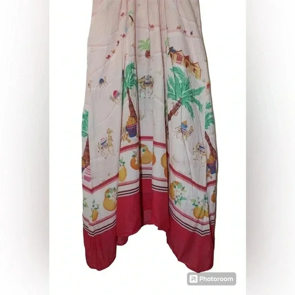 Kate Spade Dive Right in Desert Print Coverup Large - Picture 4 of 16